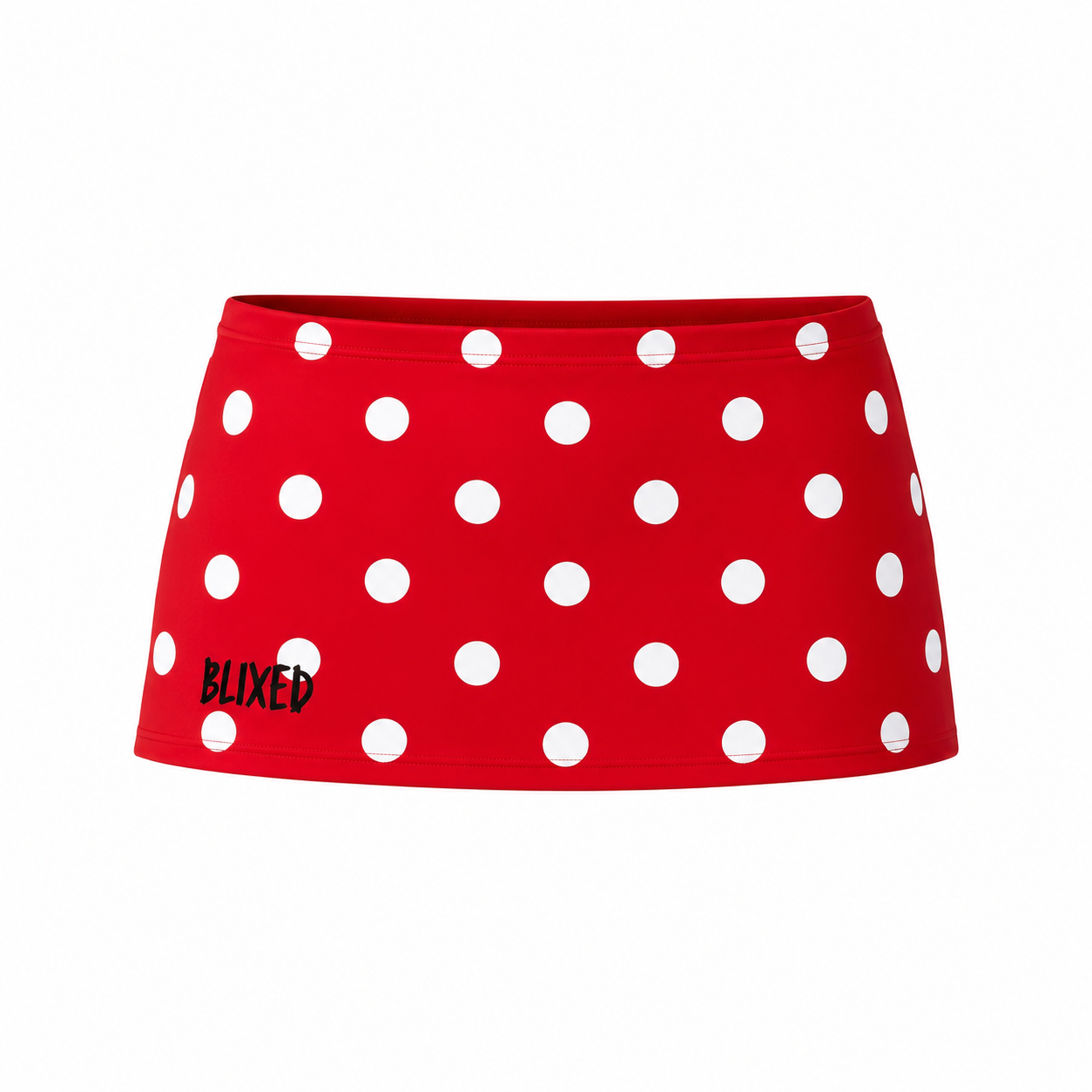 Polka dot cover up skirt