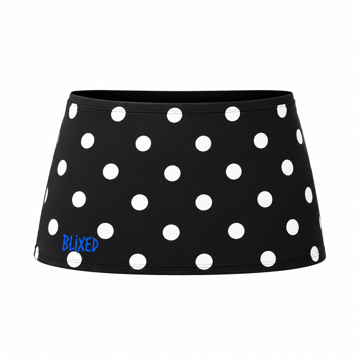 Polka dot cover up skirt