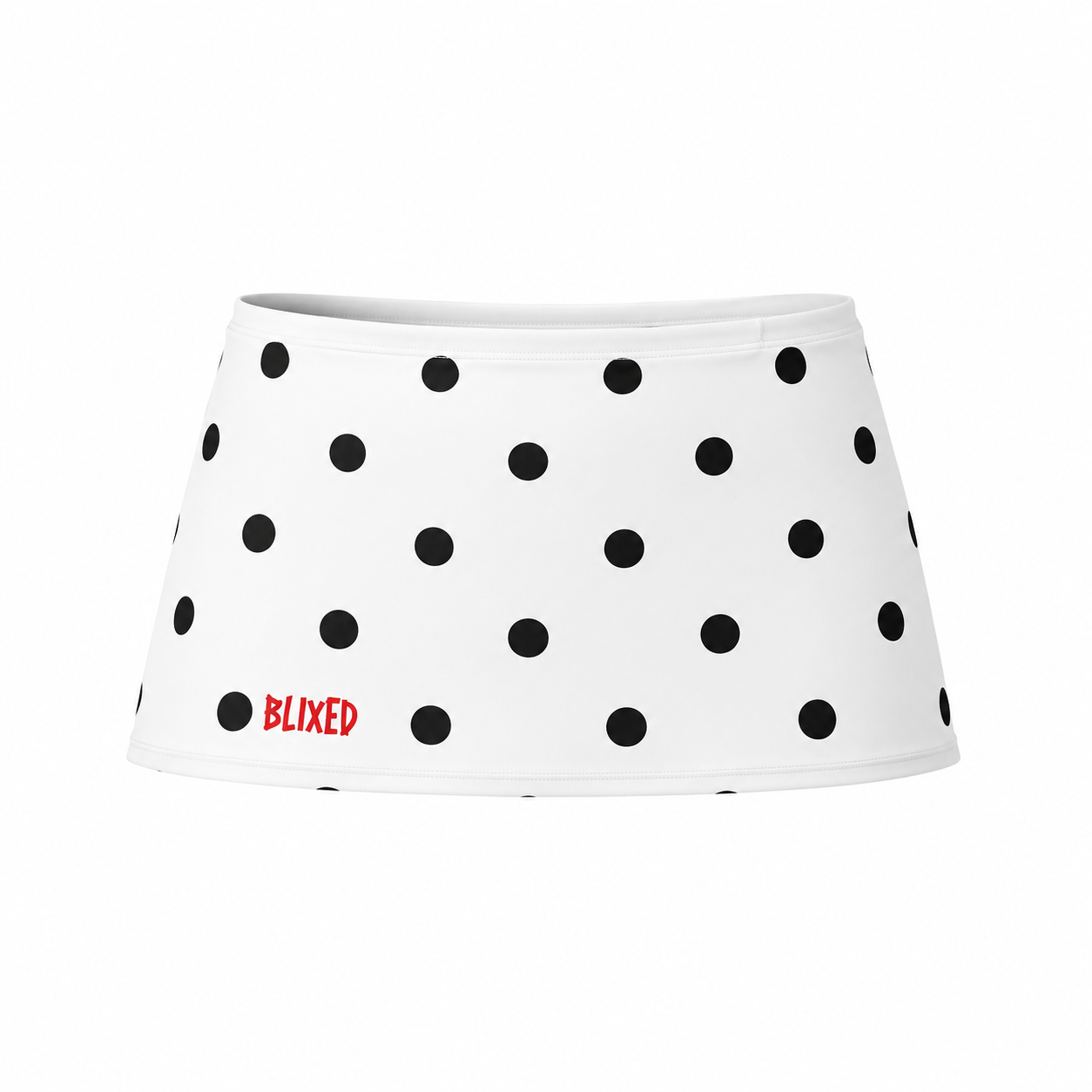 Polka dot cover up skirt