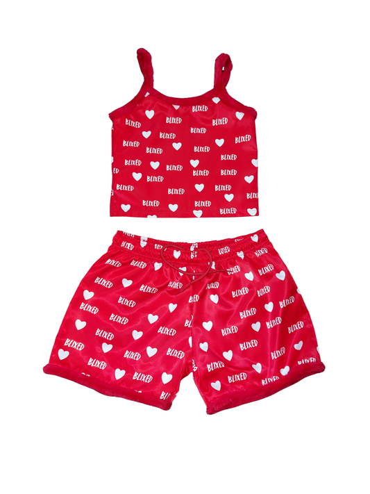 V-Day Short Set